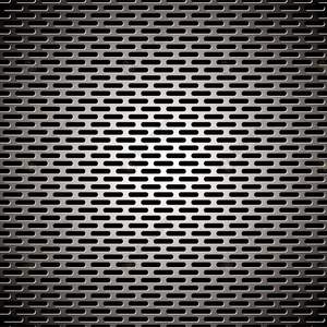 רשת מתכת אקוסטית מחוררת אקוסטית עם צורת חור יהלום לבניית עיצוב עגול פתיחה - Product Image 5