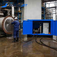 Nettoyeur haute pression ultra-performant 2000 bars 110 kW pour le nettoyage des parois intérieures des pipelines pétrochimiques