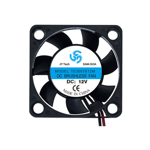 Quạt mini 30x30x7mm 5v với tốc độ cao 3007 vòng/phút, quạt nhỏ <span class=keywords><strong>DC</strong></span> 3.3v/12v, cánh nhựa chống nước dùng làm mát thiết bị gia dụng - Product Image 1