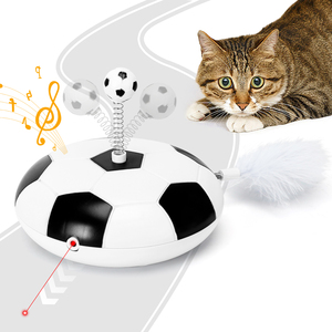 Nobleza 5-in-1 giocattoli ecologici per gatti in stile classico Laser e giochi a LED automatici in movimento intelligenza giocattolo per gatti - Product Image 1