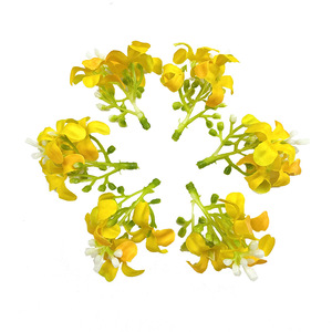 Tête de fleur d'osmanthus artificielle de 6 cm de hauteur pour décorations de mariage, de maison et accessoires de photographie - Product Image 4