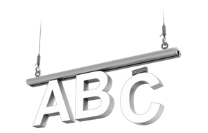 ABCMIX Free-Mix 3D Publicidad Letra LED Signo DIY Colgando LED Signage para Office Black Friday Special - Product Image 6