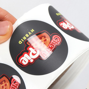 Exhibition Printing Custom Round Bottle Stickers UV Protected <b>PVC</b> Self Adhesive Labels For Cosmetics Industry - Product Image 2