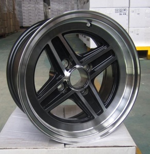 DEEP lavavajillas-rueda de aleación de 4x98Mm, accesorio japonés con detalle rojo, 13 pulgadas, 4 terminales, negro, mecanizado, cara, labio, rendimiento de carreras - Product Image 2