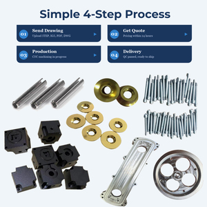 บริการงานกลึง CNC ความแม่นยำสูง 0.005 มม. ชิ้นส่วนอะลูมิเนียมอัลลอยด์แบบกำหนดเอง รับผลิตตามแบบ OEM งานกัดกลึง CNC สำหรับยานยนต์และหุ่นยนต์ - Product Image 5