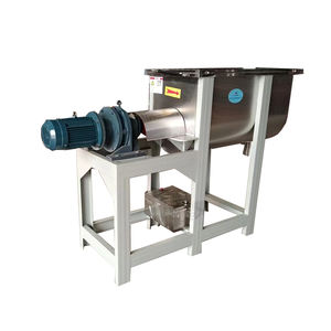 Mélangeur à ruban horizontal automatique à revêtement résistant à l'usure, mélangeur robuste à moteur AC pour produits chimiques, acier inoxydable, acier au carbone - Product Image 1