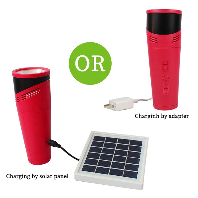 Portable Solar Panel Lamp Am Fm Sw Radio Mini Solar Kit for Phone Charging
