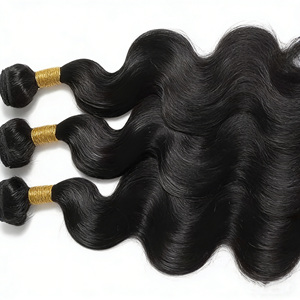 Extensions per <span class=keywords><strong>capelli</strong></span> indiani Remy all'ingrosso, tessitura a doppia trama, neri naturali, tinti e permanentati, lisci e senza grovigli - Product Image 4