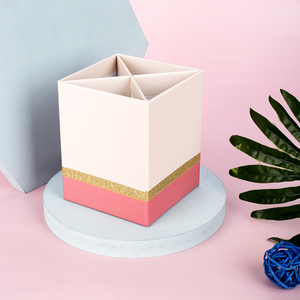Fonken-porte-crayons en carton, pour enfants, avec rayures scintillantes, très mignon, de bureau, nouveau <span class=keywords><strong>Design</strong></span> - Product Image 1
