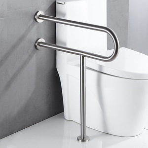 Home Culture 304 Stainless Steel Toilet Handrail Wall Mounted Anti <b>Slip</b> For Elderly And Disabled People Barrier Free - Product Image 1