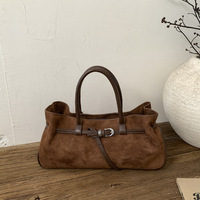 Sac à bandoulière messager décontracté rétro pour femme, nouvelle collection automne 2025, avec boucle de ceinture personnalisée haut de gamme
