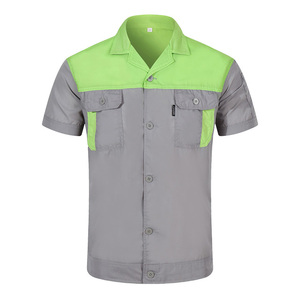 Abbigliamento da Lavoro di Alta Qualità per Meccanici Auto, T-shirt con Due Tasche e Logo Personalizzato, Completo da Lavoro per Uomo con Maglietta e Pantaloni - Product Image 4