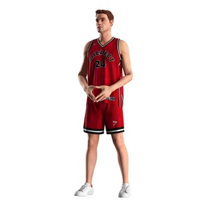 Shorts de <span class=keywords><strong>basket</strong></span>-ball en polyester durable pour hommes, vêtements de sport à séchage rapide, panneaux en mesh pour les jeux et les entraînements de haute intensité - Product Image 3