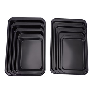 Plat à lasagna rectangulaire profond <span class=keywords><strong>en</strong></span> acier au carbone antiadhésif pour la cuisson des casseroles et des rôtis, ustensile de cuisine - Product Image 6