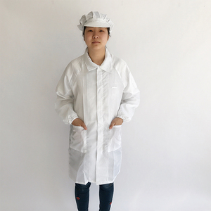 <span class=keywords><strong>Batas</strong></span> <span class=keywords><strong>de</strong></span> Laboratorio Antiestáticas Unisex, Reutilizables, <span class=keywords><strong>de</strong></span> Poliéster, Libres <span class=keywords><strong>de</strong></span> Pelusas y Antipolvo, para Cuartos Limpios - Product Image 1
