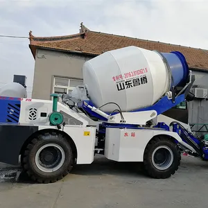 Luzun caminhão misturador de concreto, 3.5m3, autocarregamento, misturador de concreto usado jbc35