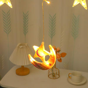 Magasins d'usine 3M peint LED <span class=keywords><strong>guirlande</strong></span> Eid Mubarak lune étoile islamique <span class=keywords><strong>guirlande</strong></span> <span class=keywords><strong>lumineuse</strong></span> pour Ramadan noël mur fenêtre rideau - Product Image 2