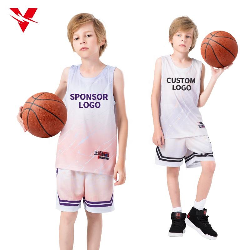 Maillot de basket-ball pour garçons uniforme de basket-ball bon