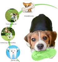 Jouet en corde pour chien, pantoufle en coton, résistant aux morsures, nettoyage des dents, couleur bonbon, tressé, jouets interactifs à mâcher pour animaux de compagnie