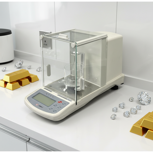Máquina Analizadora de Oro Longteng ESJ220-4AM para Análisis de Pureza, Precisión de 0.0001g, Capacidad de 220g, Calibración Interna de Laboratorio - Product Image 2