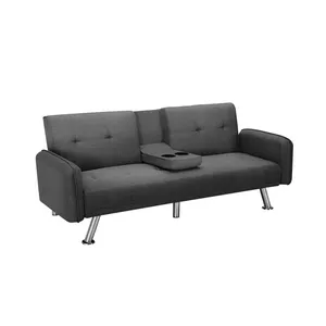 Goedkope Slaapbank Woonkamer Meubels Moderne Futon Sofa Opklapbed