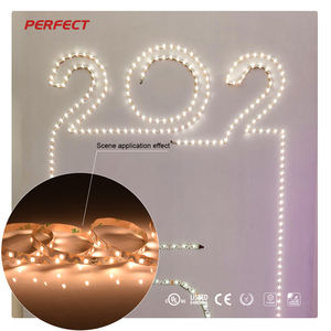 PERFECT S-Shaped Ultra-Flexible SMD2835 LED <b>Strip</b> - UL Listed CE Certified 120LED/M Multi-CCT Dual-Voltage Slim 6.5mm PCB - Product Image 1