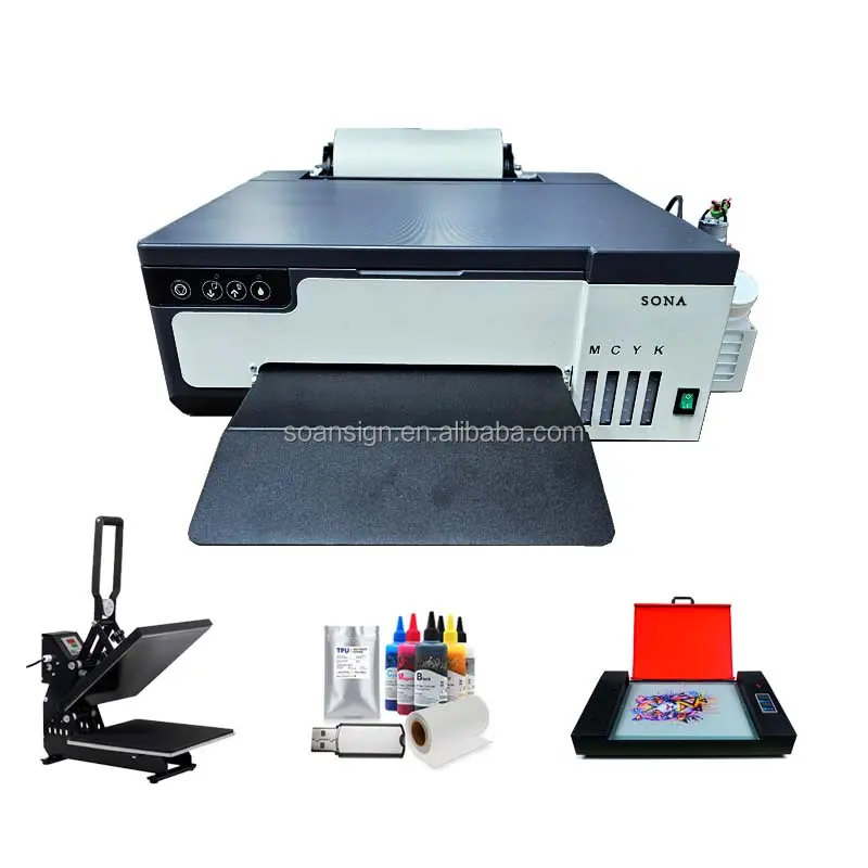 Nieuwe Aankomst A4 Xp600 Dtf Printer Met Witte Inkt Automatisch Roeren Systeem Dtf Tshirt Drukmachine Roll Film Printer