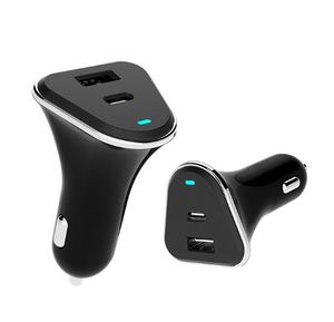 Chargeur de voiture QC3.0+PD Type-C 38W, vente chaude, OEM, personnalisé en usine - Product Image 2