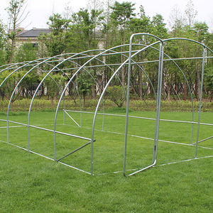 Serre de culture hydroponique commerciale avec porte en métal, collecteur de qualité supérieure, en plastique, style polytunnel, fenêtre, TLSP136 - Product Image 3