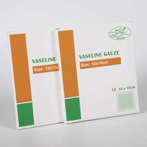 Pansement en gaze de <span class=keywords><strong>vaseline</strong></span> non stérile 15x20cm, gaze de coton absorbante médicale 100% imprégnée de pétrolatum non adhérente, conforme ISO - Product Image 3