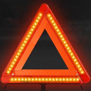Triangolo di avvertimento multifunzionale con luce lampeggiante in vendita - Product Image 4