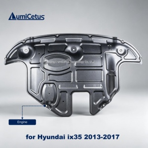 Plaque de protection 3D en acier au manganèse et alliage d'aluminium avec trous de montage originaux pour <span class=keywords><strong>Ix35</strong></span> Elantra HD Verna Reina Elantra MD - Product Image 2