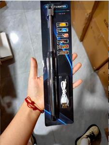 Nouveau pistolet d'allumage à impulsion USB avec charge par arc, résistance à la puissance visible, vent puissant, rotation à 360 degrés, en plastique durable pour la cuisine - Product Image 6