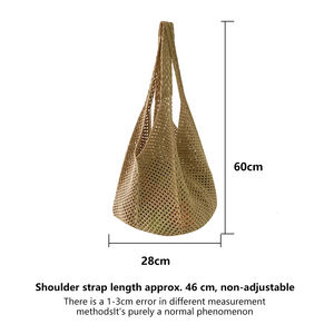 <span class=keywords><strong>Sac</strong></span> Fourre-Tout <span class=keywords><strong>de</strong></span> <span class=keywords><strong>Plage</strong></span> en Crochet Tissé à la Main Multicolore en Gros OEM – Grand <span class=keywords><strong>Sac</strong></span> <span class=keywords><strong>de</strong></span> Courses d'Été Tressé pour Femmes avec Logo Personnalisé - Product Image 5