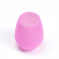 Verres à vin de voyage réutilisables et isolés, écologiques, avec logo personnalisé - Gobelets en silicone au style moderne, très demandés