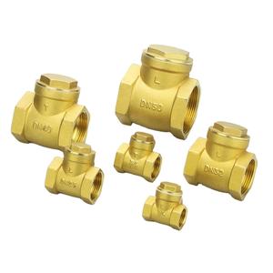 Válvula de Retención Horizontal de Latón de Alta Calidad con Dispositivo Antirretorno Reforzado y Válvula de Retención Duradera a Precio de Fábrica - Product Image 1