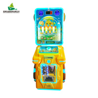 Machine de jeu d'arcade de flipper miniature à monnayeur pour enfants, personnalisable, avec tir de billes et musique