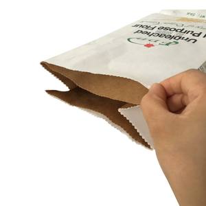 Bolsa de papel Kraft multicapa personalizada para harina de trigo, fondo cuadrado (<span class=keywords><strong>SOS</strong></span>), bolsa de papel para harina de trigo, maíz, soja, embalaje - Product Image 4