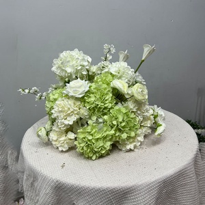Boule de fleurs artificielles en soie FC165 pour mariage, centre de table, décoration de douche nuptiale, décoration d'événements, décoration de table - Product Image 6