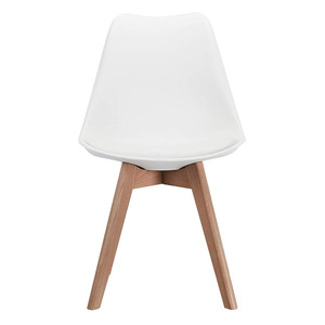 Silla de Comedor <span class=keywords><strong>Tulip</strong></span> Económica y Moderna con Cojín Tapizado, Mueble de Plástico para Sala de Estar, Restaurante y Cafetería de Interior - Product Image 2