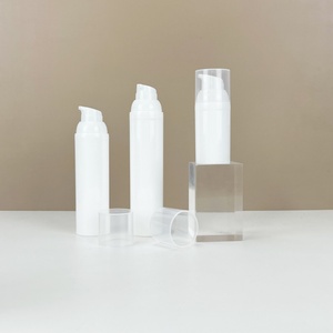 30ml 50ml 60ml 80ml 100ml Eco-Friendly Stock White Tall Cosmetic Packaging PP Airless <b>Pump</b> Lotion <b>Bottle</b> - Product Image 4