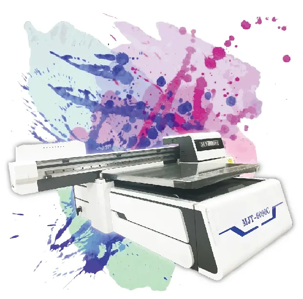 6090 UV-Printer Printer Flatbed Printer/A3/Telefoon Hoesje A1 Tumbler Roterende Bewegwijzering Grafische Verpakking Promotionele Artikelen