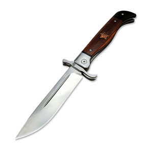 Coltello Tascabile Pieghevole Tattico con Manico in Legno Acid Branch Russo per Campeggio, Caccia, EDC, OEM, Fai-da-Te - Product Image 1