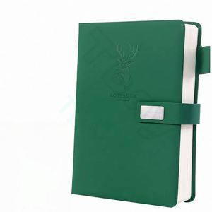 Pu Leather Dairy Planner Business Liend Customised logo A5 Size Thick Notebooks with Elastic Band - Product Image 1
