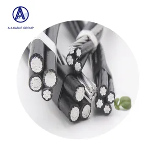 Kabel quadroplex dupleks ABC bundel udara standar Ali ASTM