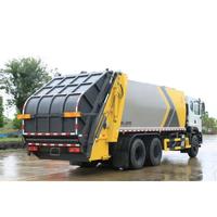 Camion benne arrière robuste 6x4 de 20 mètres cubes pour déchets solides municipaux - Ensemble de carrosserie supérieure