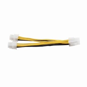 สายแยกไฟ KAICAP ISO9001 สำหรับ PCI-E 6 พิน เป็น Dual 6 พิน แบบ Y Splitter ขนาด 18AWG ยาว 6.0 นิ้ว สำหรับการ์ดแสดงผลคอมพิวเตอร์ - Product Image 2
