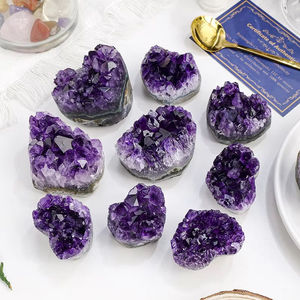 Vente en gros de grappes d'améthyste de haute qualité CrystalHola, forme libre, pierre de guérison tendance pour la décoration intérieure et les cadeaux de fêtes - Product Image 5