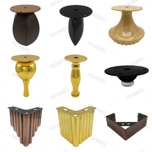 Huawei sofa phần cứng trang trí phụ kiện L hình dạng đồ nội thất Chân Vàng ưa thích thép góc cạnh ghế giường chân - Product Image 4