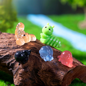 All'ingrosso nuova simulazione bruco insetto piccolo animale microscopico paesaggistica ornamento accessori ornamentale ornamento - Product Image 3